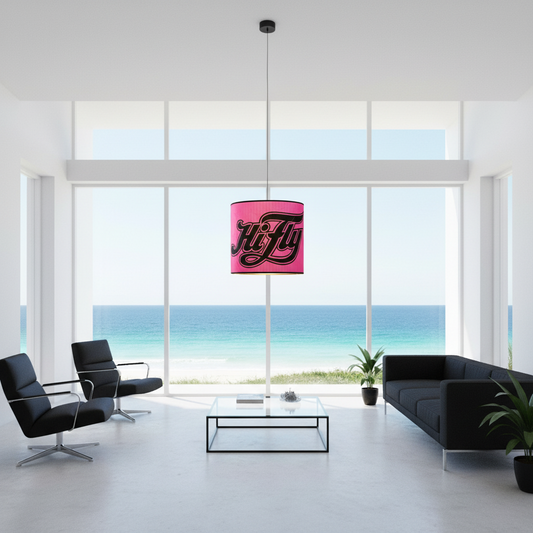 Lampenschirm aus Segeltuch / Windsurfsegel Ø 40 cm