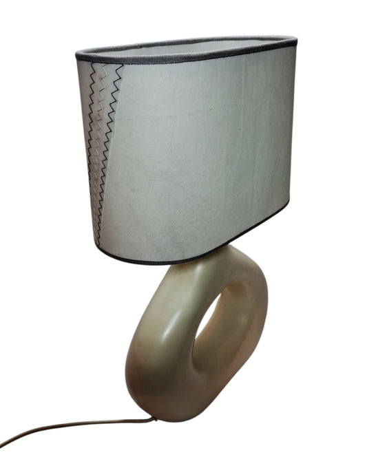 Lampenschirm aus Segeltuch / Bootsegel 25 cm Durchmesser