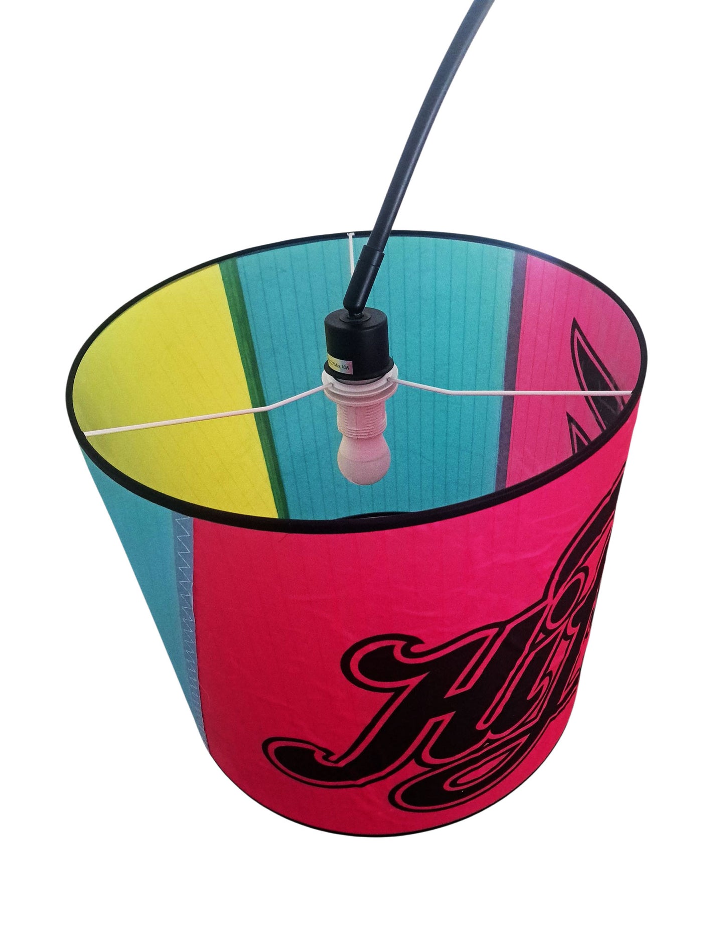 Lampenschirm aus Segeltuch / Windsurfsegel