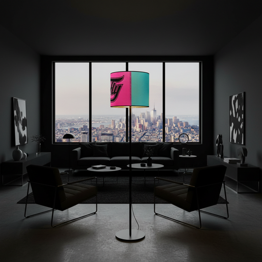 Lampenschirm aus Segeltuch / Windsurfsegel Ø 40 cm