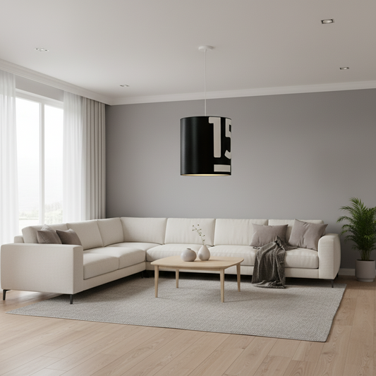 Lampenschirm aus Segeltuch / Kitesegel Ø 32 cm