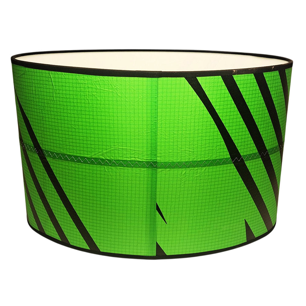 Lampenschirm aus Segeltuch / Kitesurfsegel oval Ø 39 cm