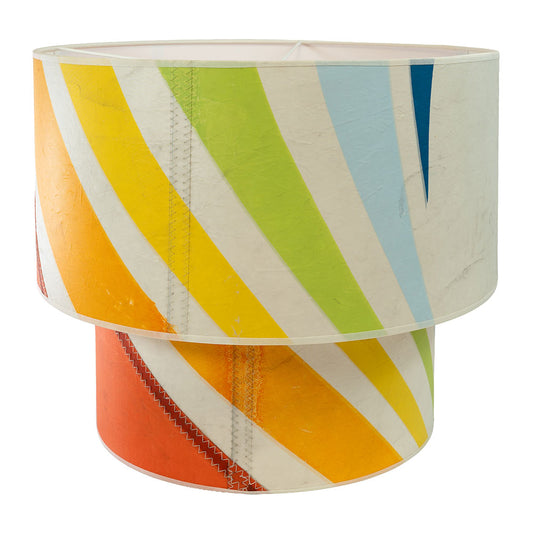 Lampenschirm aus Segeltuch / Windsurfsegel Ø 40 cm