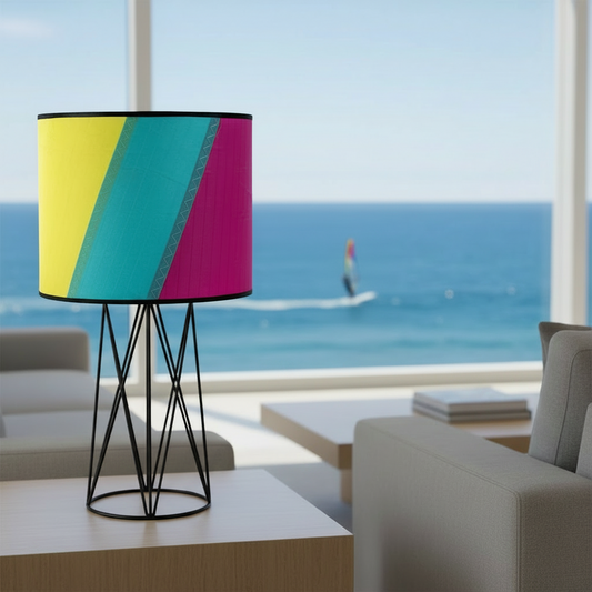 Lampenschirm aus Segeltuch / Windsurfsegel Ø 30 cm