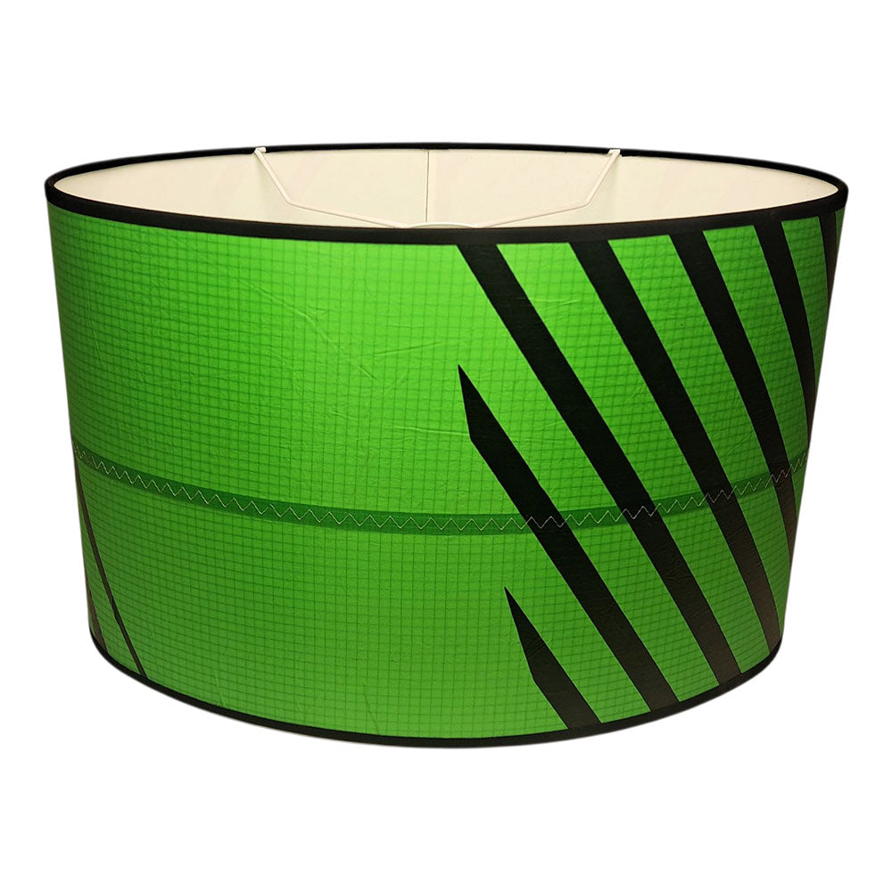 Lampenschirm aus Segeltuch / Kitesurfsegel oval Ø 39 cm