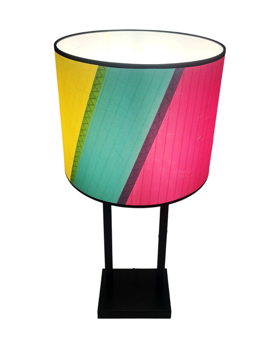 Lampenschirm aus Segeltuch / Windsurfsegel 30 cm Durchmesser