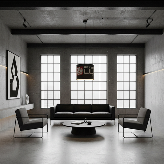 Lampenschirm aus Segeltuch / Kitesegel Ø 42 cm