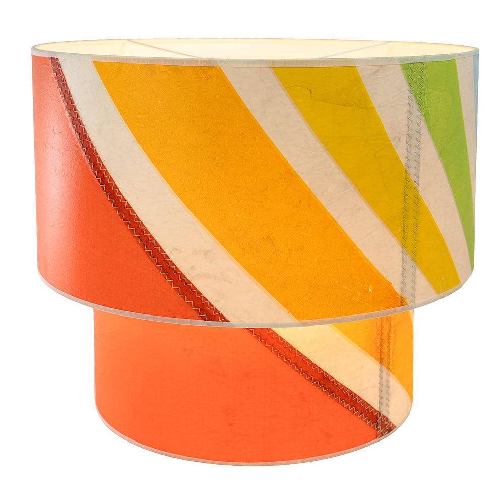 Lampenschirm aus Segeltuch / Windsurfsegel Ø 40 cm