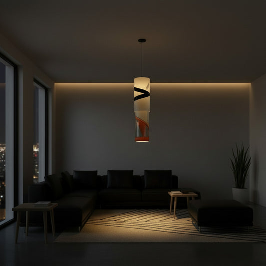 Lampenschirm aus Bootsegel / Windsurfsegel Ø 30 cm