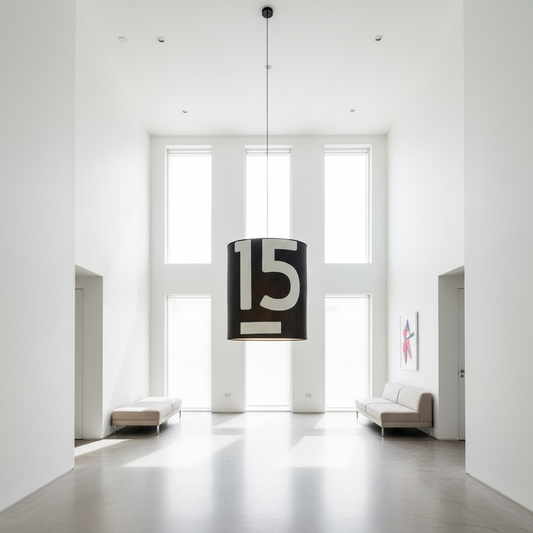 Lampenschirm aus Segeltuch / Kitesegel Ø 32 cm