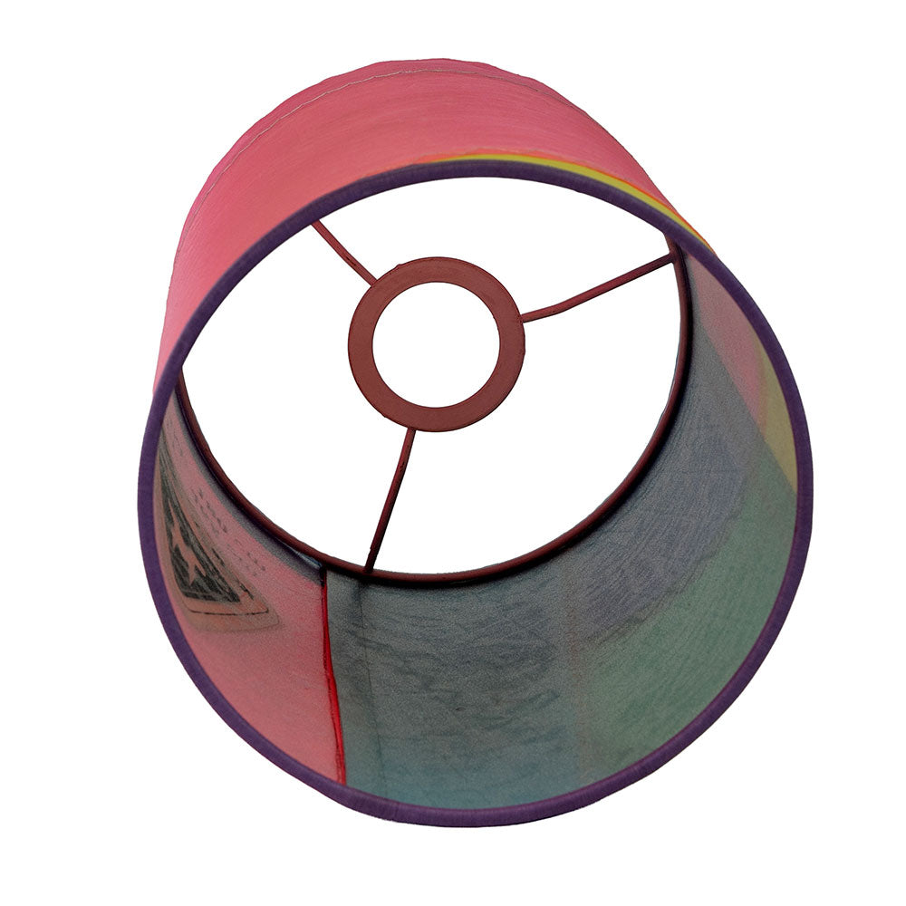 Lampenschirm aus Segeltuch / Windsurfsegel Ø 18 cm